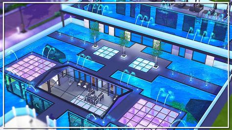 UNDERWATER NIGHTCLUB The Sims 4 Speed Build YouTube