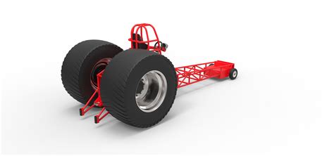 3d Tractor Pulling Chassis Turbosquid 1380631