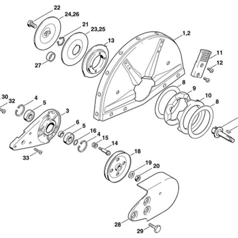 Stihl Ts 400 Disc Cutter Ts400 Parts Diagram K Support With Guard