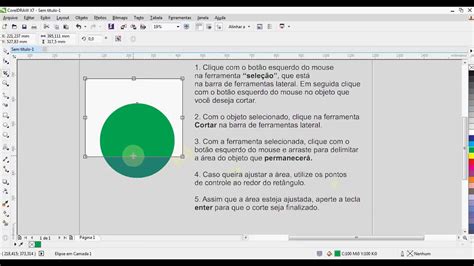 TUTORIAL RÁPIDO Como cortar um objeto no Corel Draw X7 YouTube