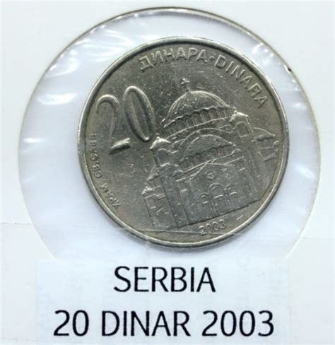 Moneta Do Kolekcji Serbia 20 Dinar Holder Swiebodzice Licytacja