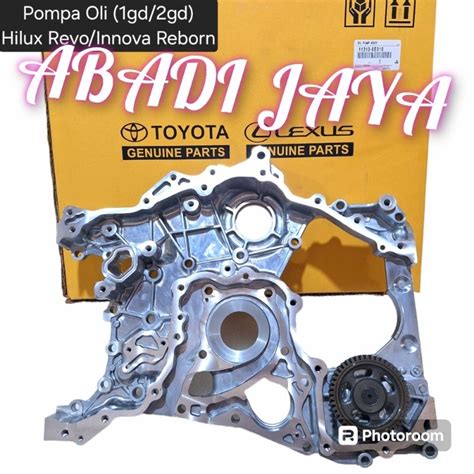 Jual POMPA OLI OIL PUMP ASSY HILUX REVO INNOVA REBORN FORTUNER VRZ