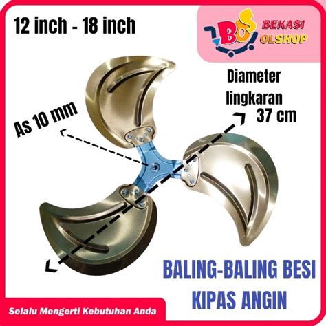 Jual BALING BALING BESI KIPAS ANGIN 16 18 INCH MULTI UNIVERSAL EMAS