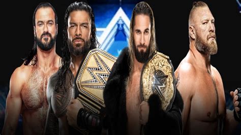 Seth Rollins Vs Drew Mcintyre Vs Roman Reigns Vs Brock Lesnar Fatal