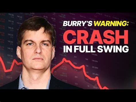 Michael Burry Stock Market Crash Is IN FULL SWING How To Profit From