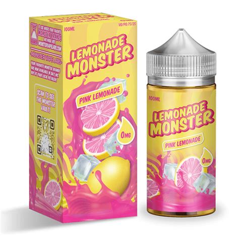 Pink Lemonade 100ml Vape Juice - Lemonade Monster - 6MG - Element Vape