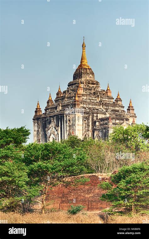 Thatbyinnyu Temple In Bagan Myanmar Stock Photo Alamy