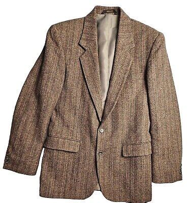 Gallery By Haggar Blazer Men S Brown Wool Tweed Sport Coat Suit