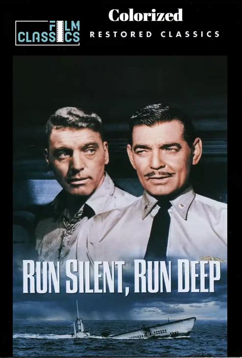 Run Silent Run Deep Colorized Clark Gable Dvd Film Classics