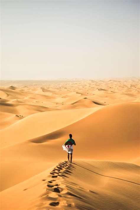 Adventure Algeria Environment Dry Desert Arid Scenic Solitude