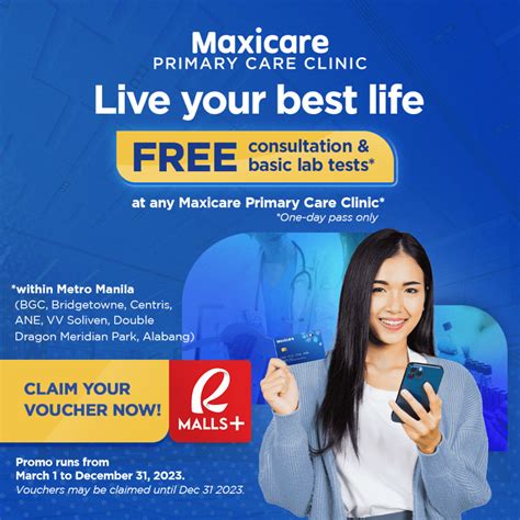 Download Rmalls App And Claim Your One Day Maxicare Primary Care