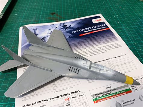 Icm Mig Ghost Of Kyiv Scale Model Build Rob S Models