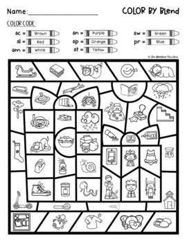 Christmas Consonant Beginning Blends Worksheets Phonics Activities