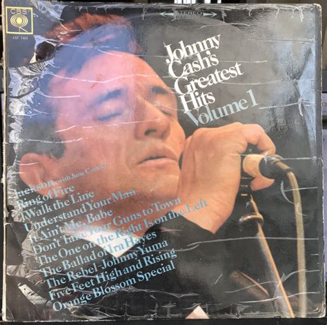 Johnny Cash Greatest Hits Volume 1 1968 Vinyl Discogs