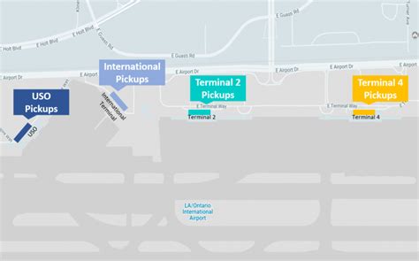 Ontario International Airport Terminal Map