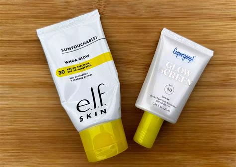 I Tried Elf Cosmetics 14 And Supergoops 38 Glow Sunscreens And Id