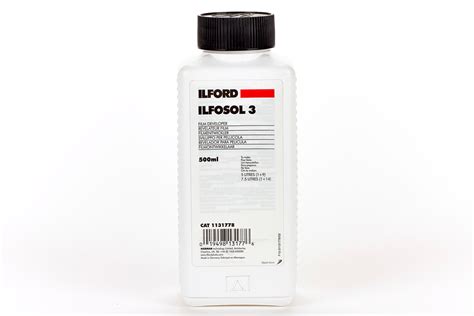 ILFORD ILFOSOL 3 FILM 500 ML FREMKALDER Photografica