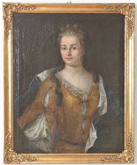 Portrait5 Of A Noblewoman French School Late 17thearly 18th C Oil