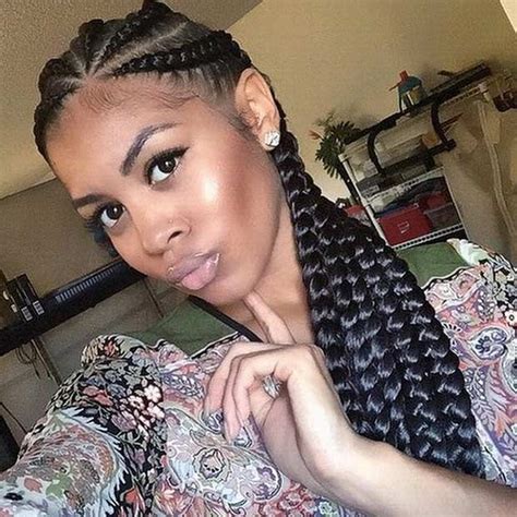 51 Best Ghana Braids Hairstyles Stayglam African Braids Hairstyles Box Braids Hairstyles