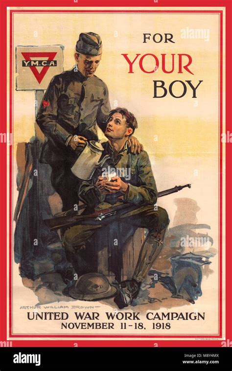 World War 1 Vintage American Propaganda Poster 'FOR YOUR BOY' WW1 ...