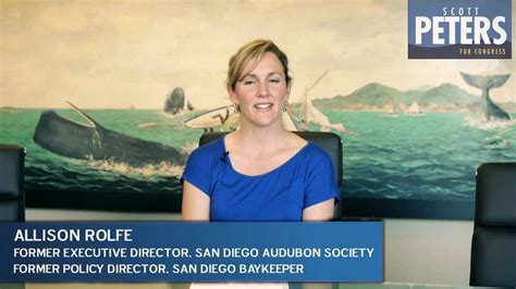 Why Allison Rolfe Former Executive Director San Diego Audubon Society