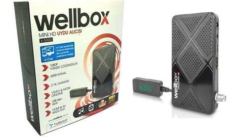 wellbox X5000 mini hd uydu alıcısı Kumandacenter