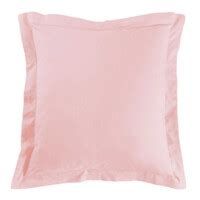 Paris Prix Taie D oreiller lina 63x63cm Rose Dragée à Prix Carrefour