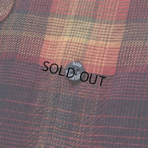 RATS MULTI COLOR CHECK SHIRTMULTI CHECK マルチカラーチェックシャツ 23秋冬 JONAS