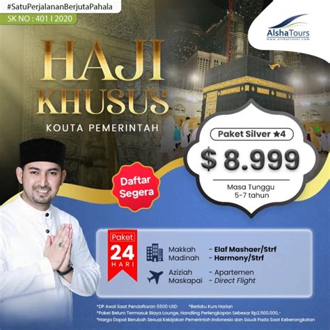 Biaya Haji Plus 2024 2025 Paket Khusus Tanpa Antri Alsha Tour