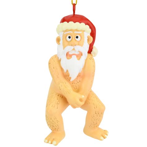 Funny Naked Santa Claus Christmas Ornaments Tree Buddees