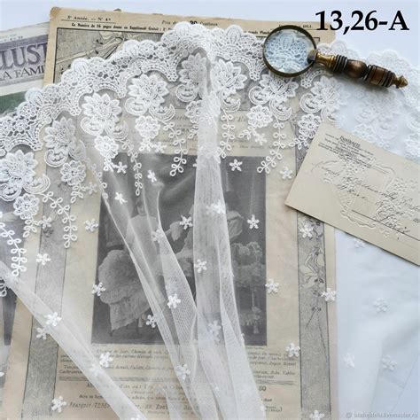 Широкая кружевная вышивка хлопком Арт. 13,26-А в интернет-магазине на ...