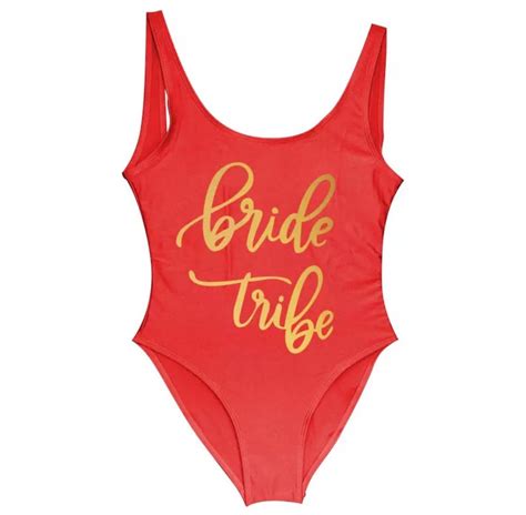 Bachelorette One Piece Swimsuit Bridesmaid Swimsuit Etsy