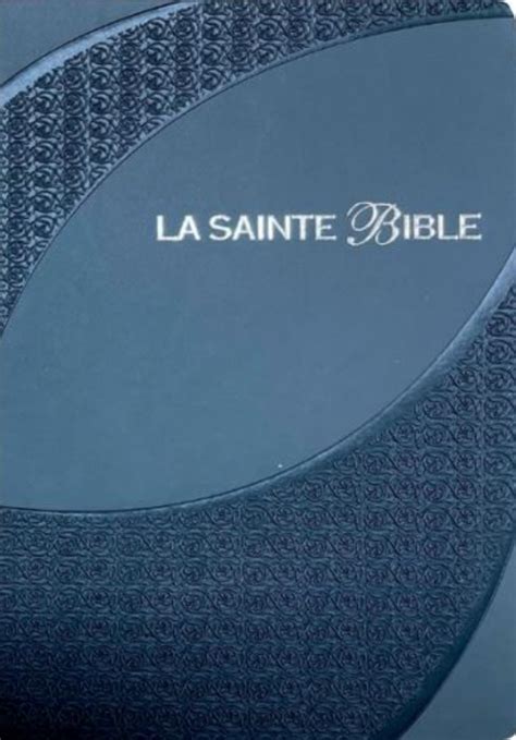 La Sainte Bible Avec les paroles de Jésus en rouge gros caractères