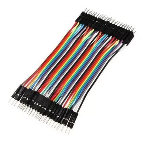 Cabo Jumper Macho Macho Pcs Cm Para Arduino Esp Mercadolivre