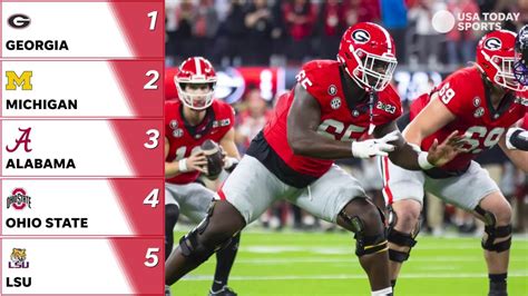 College Football Coaches Poll Can Georgia Pull Off Rare Three Peat