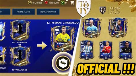 TOTY 12TH MAN CONFIRMED OFFICIAL TOTY 2024 WALKTHROUGH IN FC MOBILE