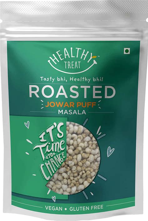 Buy Healthy Treat Roasted Jowar Puff Masala Combo Gm Pack Of