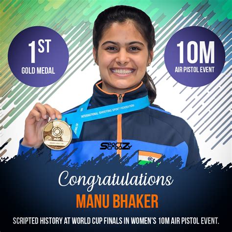 Manu Bhaker Scripts History Wins Gold In M Air Pistol