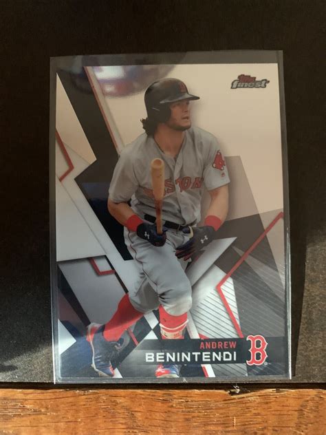 2018 Topps Finest Baseball 7 Andrew Benintendi Boston Red Sox EBay