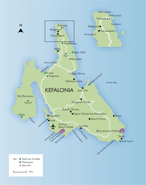 Kefalonia Map