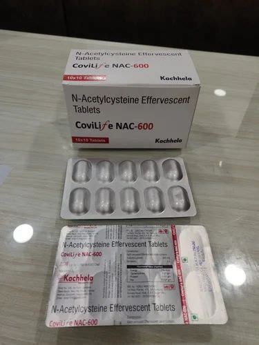 Covilife Nac Mg N Acetylcysteine Effervescent Tablets At Rs