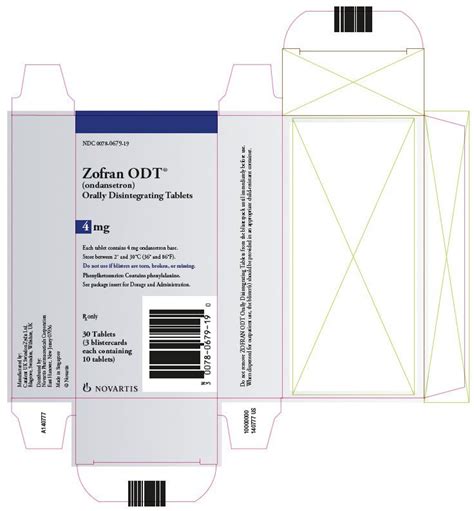 Zofran Odt Package Insert