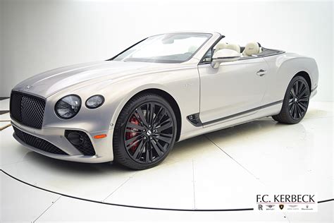 New Bentley Continental Gt Speed Convertible For Sale Sold Fc