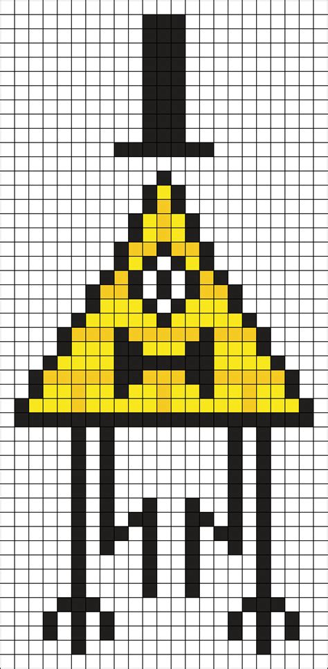 Bill Cipher Perler Bead Pattern Bead Sprites Characters 46 OFF