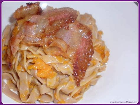 Tagliatelle Di Castagne Con Zucca Porri E Pancetta Croccante Ricetta