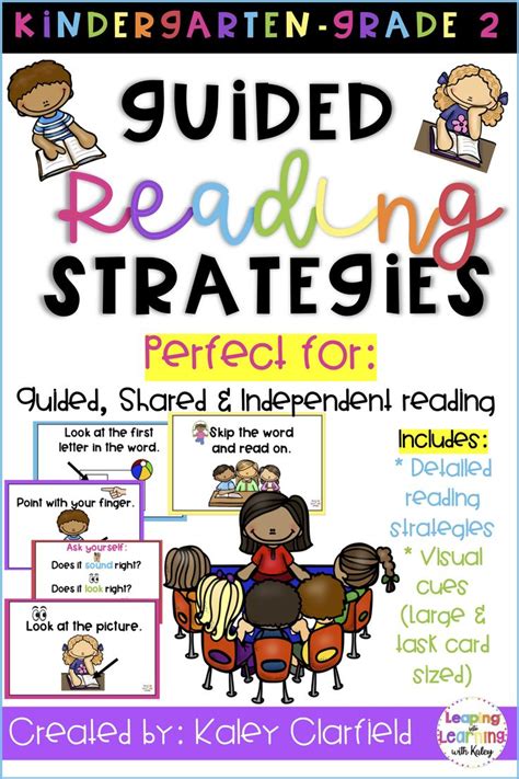 Guided Reading Strategies For Early Readers Guided Reading Strategies Reading Strategies