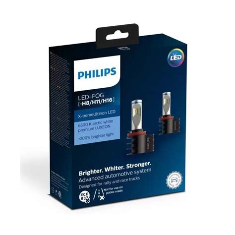 Philips X TremeUltinon LED H8 H11 H16 Bulbs Twin PowerBulbs UK