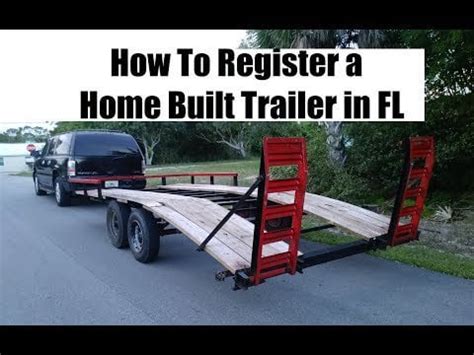 how to register a home built trailer