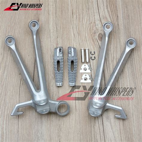 Motorcycle Aluminum Rear Footrests Foot Pegs Tripod Pedal Stent