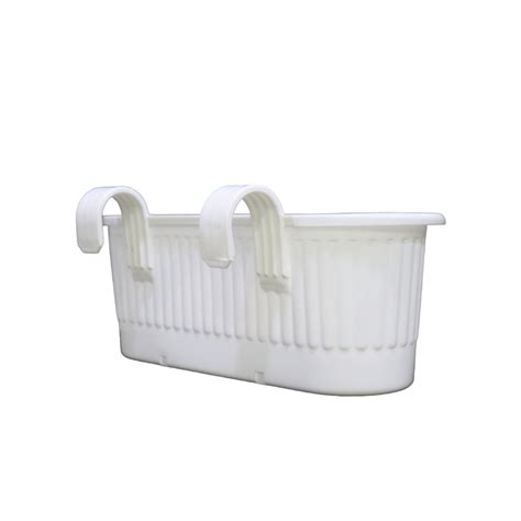 Balcony Railing Planter - White Colour – Seed2Plant